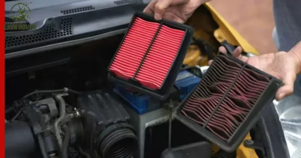 Remove the air filter to access the carburetor.