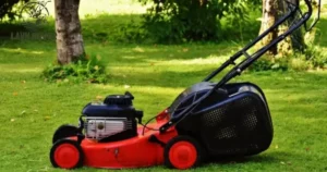 scrapping a lawn mower